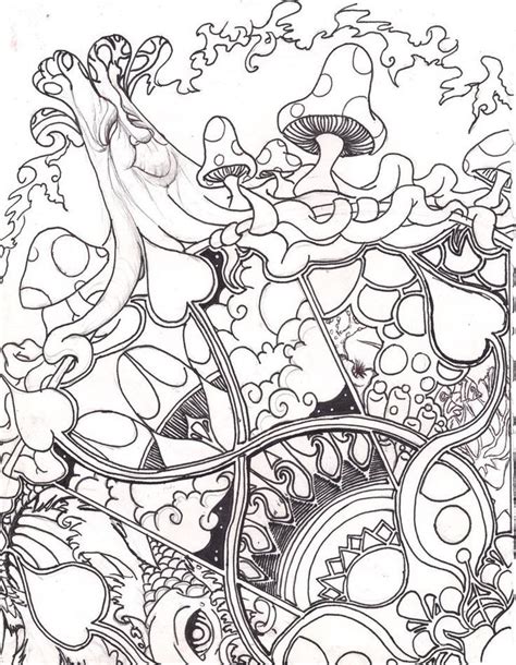 Fortuna the coloring book for adults by kickstarter.com. Trippy Coloring Pages For Stoners - Coloring Pages Ideas