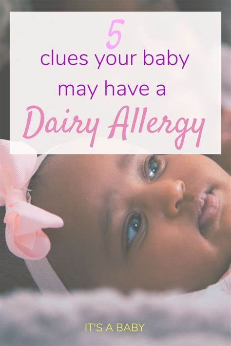 But if your child is allergic, it can be tough to avoid. 5 Clues that you may have a Dairy Allergy Baby (even if ...