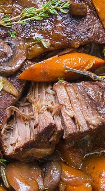 Lodge 6 quart enameled cast iron dutch oven. Easy Dutch Oven Pot Roast with Rich Wine-Porcini Sauce | Recipe | Roast beef recipes, Dutch oven ...