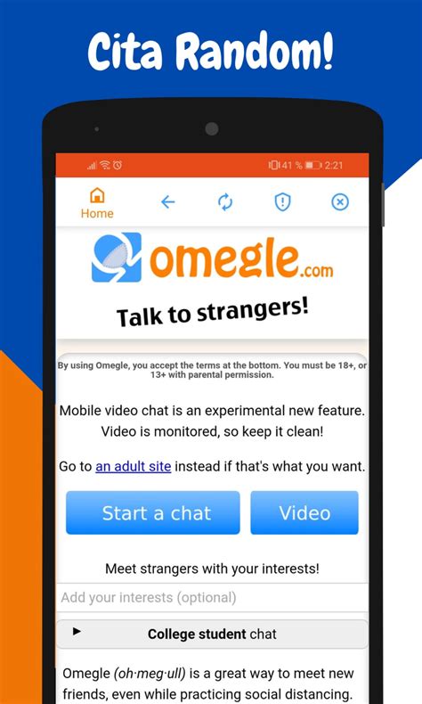 Download omegle chat 1.0 for android. 60 Best Photos Omegle Mobile Free App - Best Sites Like ...