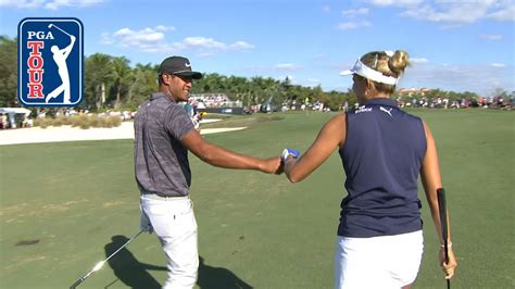 Finau, 28, does not go about things in the usual way. Lexi Thompson/Tony Finau highlights | Round 1 | QBE ...