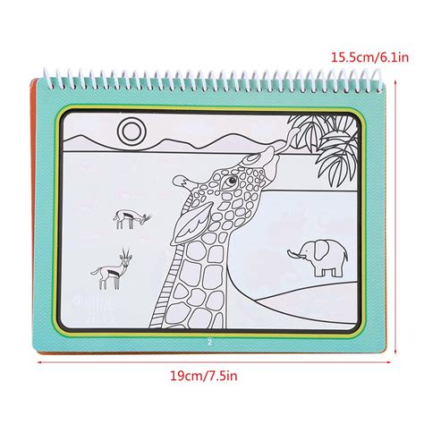 Download Garosa Portable Children Magic Coloring Painting Book with Water Drawing Pen Kids Early Learn ...