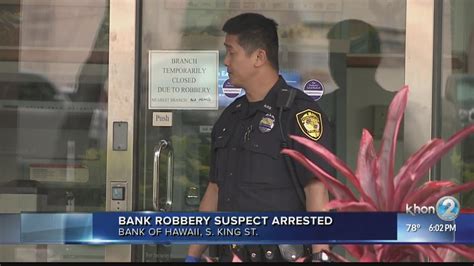 Get hours, reviews, customer service phone number and driving directions. Suspect arrested following Bank of Hawaii robbery - YouTube