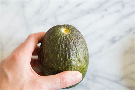 A good sign of ripeness is snapping the stem should feel like popping a shampoo cap with one hand. Use This Simple Trick to Determine Whether an Avocado Is ...