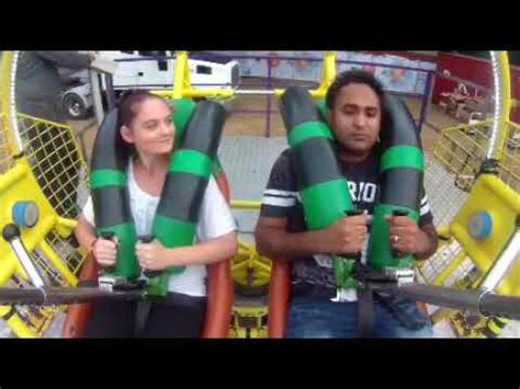 Slingshot fails girl wets her pants - YouTube