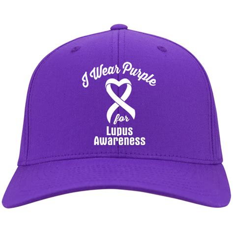 I Wear Purple For Lupus Awareness... Twill Cap | Lupus awareness shirts, Lupus awareness, Awareness