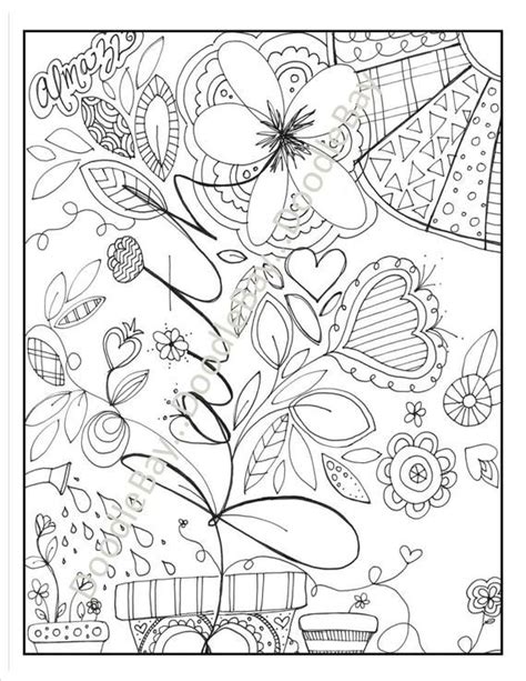 How to add contrast by coloring people with marker and background with crayon. Faith is like a Seed Coloring Page | Etsy | Coloring pages ...