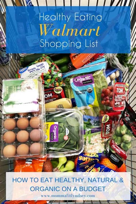 Healthy Walmart Shopping List for Organic and Clean Eating