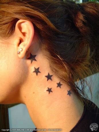 Chtěla bych si někdy v budoucnu pořídit malé tetování asi okolo 5 cm velké asi na male tetovani za ucho : Tetování hvězdičky | Fotogalerie motivy tetování
