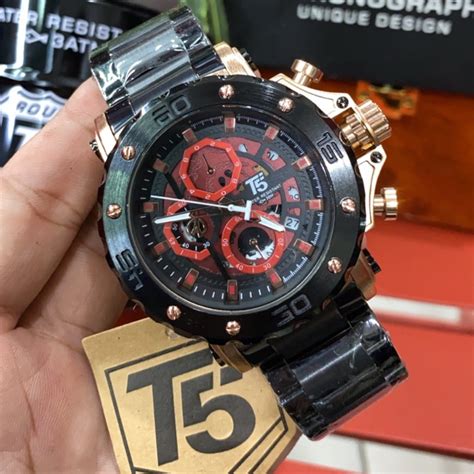 Harga murah, proses cepat dan kami menjual jam tangan sport branded secara online, harga murah namun sudah berkualitas tinggi. JAM TANGAN PRIA T5 3723 ORIGINAL CHRONO AKTIF T5 AC ...