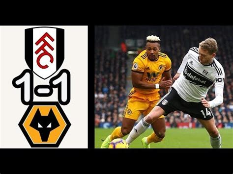 Wolves vs fulham prediction was posted on: Fulham vs Wolves 1-1 All Goals - Highlights 26/12/18 - YouTube