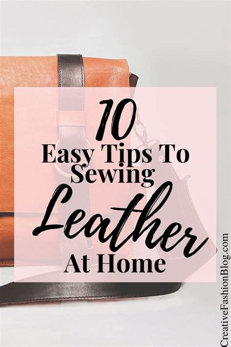 Over the next year i will be sharing tips and projects that show you how to sew leather on a domestic machine, which you may not be familiar with yet. How To Sew Leather With A Home Sewing Machine | Sewing ...