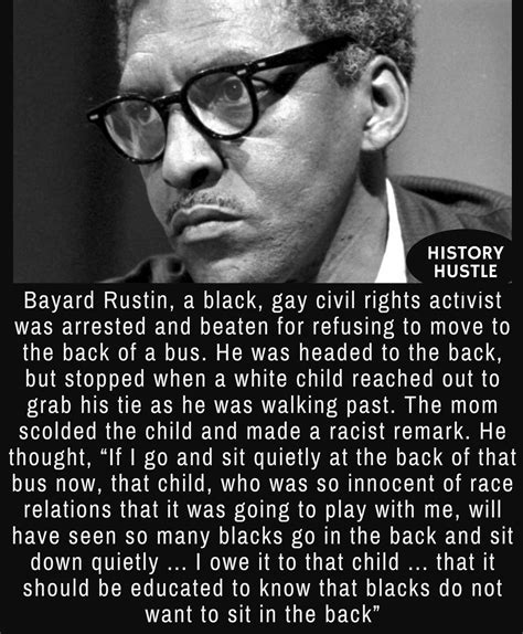 More images for bayard rustin quote » 10 Unbelievable History Facts You Really Need to See | History facts, African history facts ...