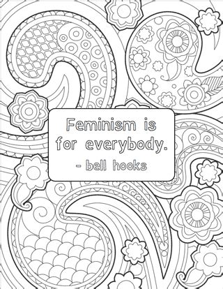 You can print them out or color them digitally. Free Printables: Feminist Colouring Pages | Coloring pages ...