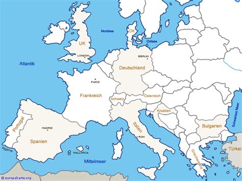 Die politische europakarte verdeutlicht die jeweiligen aktuellen regierungssysteme in europa durch die farbige markierung der europäischen länder. EUROPAKARTE ~ Image-King