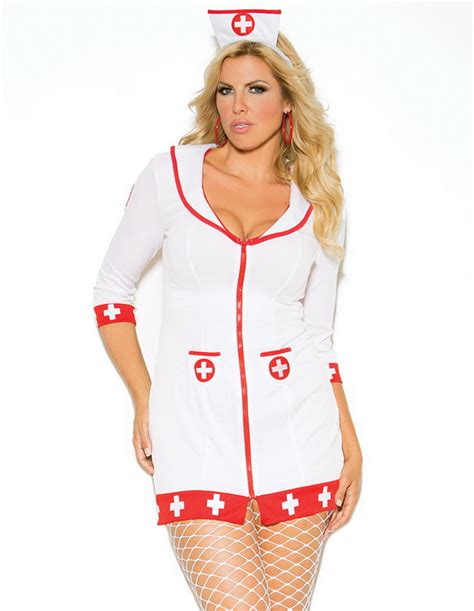 Plus size bedroom nurse 3 pc costume: Plus Size Nurse Costume, Plus Size Sexy Bedroom Costume ...