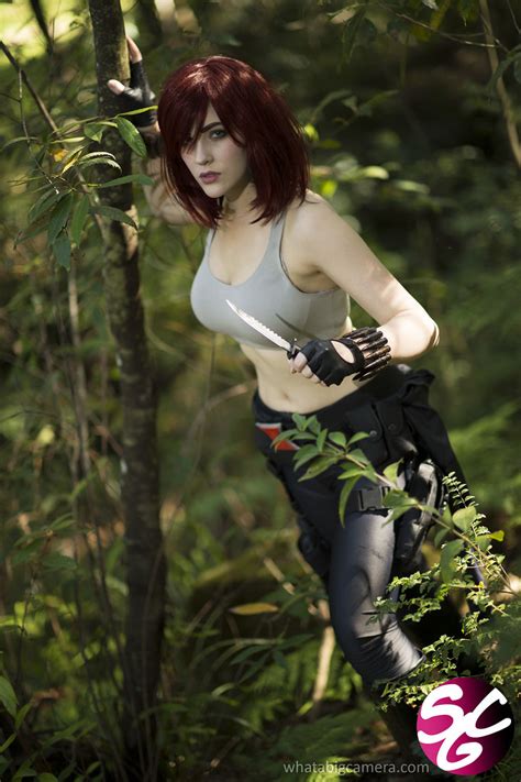 Brown widow sacs are a characteristic spiky ball. Eve Beauregard as Black Widow | Cosplayer: Eve Beauregard ...