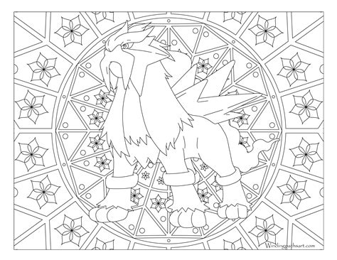 Check spelling or type a new query. Adult Pokemon Coloring Page Entei · Windingpathsart.com