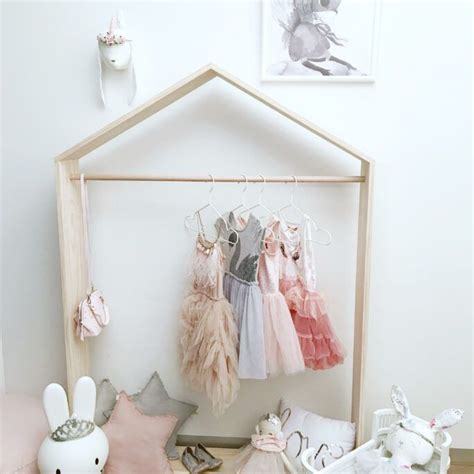 Find clothing rack ads in our wardrobes category from melbourne region, vic. Timber Doll House Clothing Rack | My Little Giggles in ...