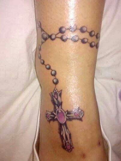 The wearing of a rosary is considered finally, many have their rosary tattoos designed as if the rosary is laying on a flat surface. Love this rosary tattoo | Tattoo designs wrist, Pink ...