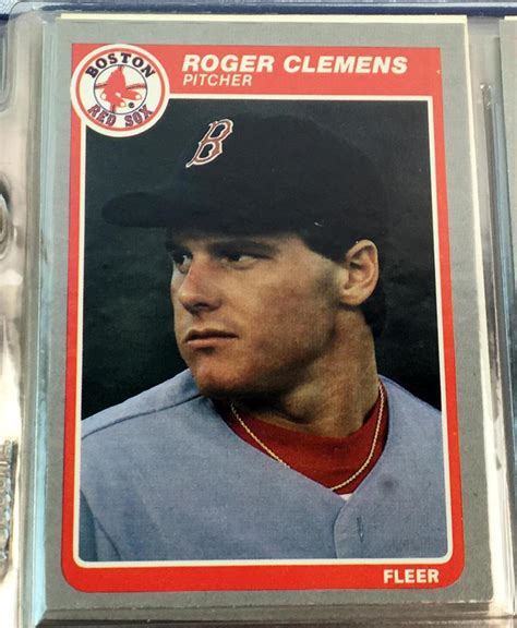 Shop comc's extensive selection of roger clemens baseball cards. Lot - 1985 Fleer Baseball 660 Card Complete Set (Roger ...