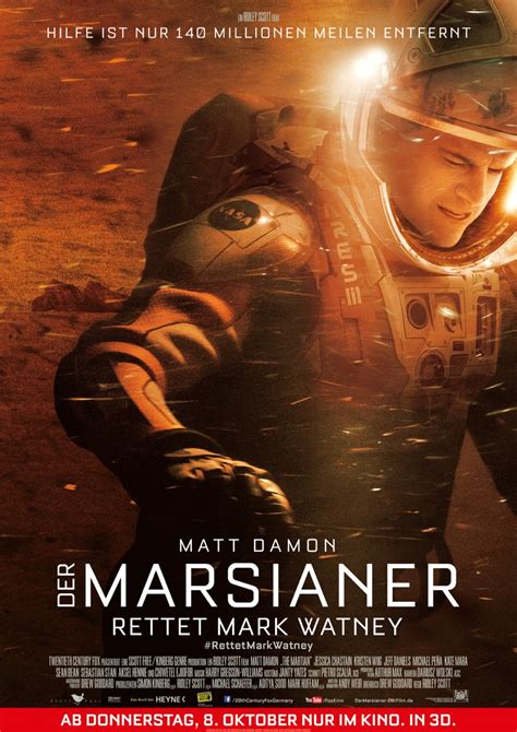 The martian | official trailer: MyKinoTrailer: Gewinnt Fanpakete zum Kinostart von Ridley ...