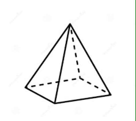 The complete pyramid drawing tutorial in one image. How To Draw A Square Based Pyramid