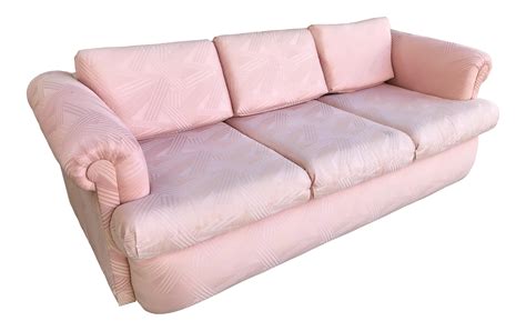 Hollywood Regency Pale Pink Sofa on Chairish.com | Pink sofa