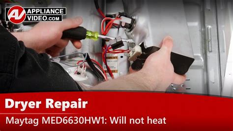 In order to get the best possible if the drain hose was extended, the dryer will not drain well because of the increased resistance. Maytag MED6630HW1 Dryer - Will not heat - Heating Element ...