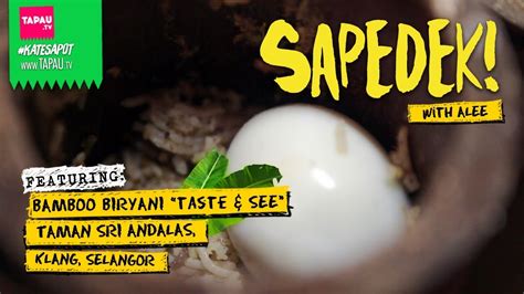 Fragrant chicken biryani cooked inside a bamboo which taste so amazing and it is super easy to make. SAPEDEK! feat. BAMBOO BIRYANI "TASTE & SEE" - YouTube