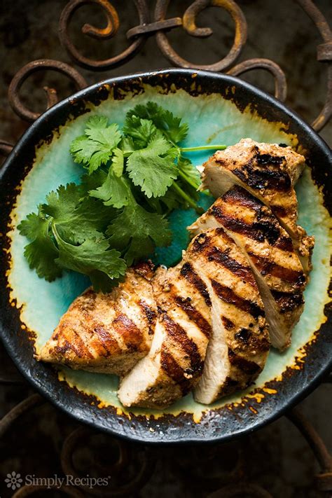 The yogurt in the marinade helps keep the chicken from drying out over high direct heat. Grilled Moroccan Chicken | Recipe | Moroccan chicken ...