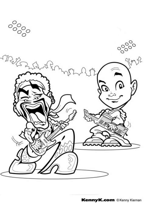 Free coloring sheets to print and download. Coloring Page concert - free printable coloring pages