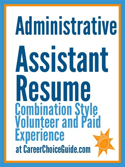 Regardless of whether you are applying for an entry level, executive, or senior administrative assistant job, you should always. Sample Administrative Assistant Resume | Administrative ...