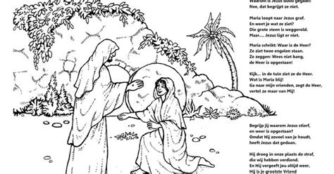 Laat de kinderen het kerstverhaal spelen op een speeltafel. Kleurplaat Jezus En De Herders In De Stal
