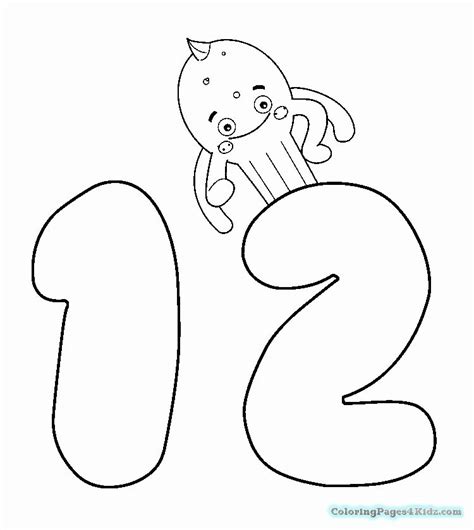 Great for laser cutting, crafts, vinyl cutting, screen printing, silhouette, cricut machines, coloring pages, woodworking projects, scroll saw patterns, etc. Number 12 Coloring Pages Fresh Number 12 for Coloring Page ...