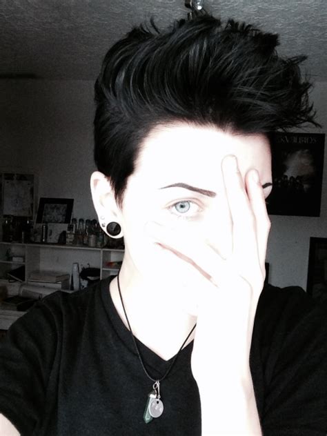 I decided to get my hairs cut because it could use a little trim. genderfluid female | Tumblr