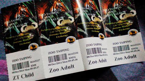 Covering an area of 34 acres. Zoo Taiping & Night Safari - Malaysia Ticketing System POS