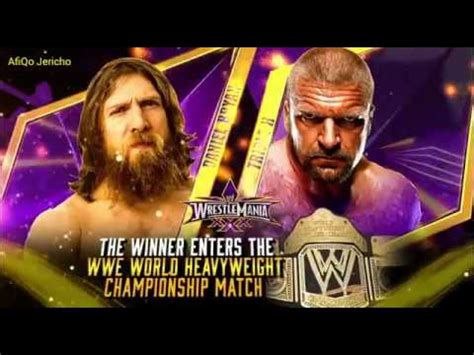 Cm punk posted to his instagram story a photo of the original wrestlemania 30 match. WWE Wrestlemania 30 Daniel Bryan vs Triple H Match Card HD V2 - YouTube
