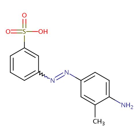 It is a conjugate acid of a benzenesulfonate. Benzenesulfonic acid, 3-(4-amino-3-methylphenyl)azo- | SIELC