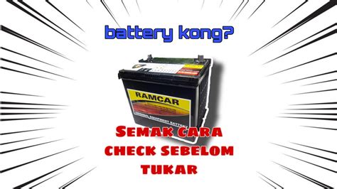 Bateri motor 30 minit dah. CARA PERIKSA CAS BATERI!! - YouTube