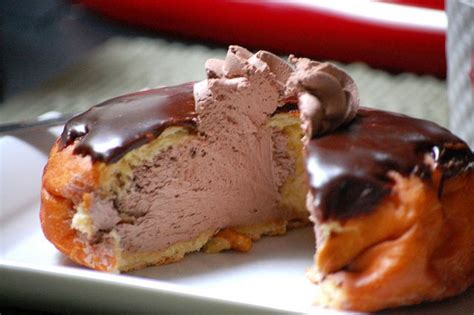 They would even work as unicorn brownies! Malted Milk Chocolate Mousse Bismarck | Malted milk ...