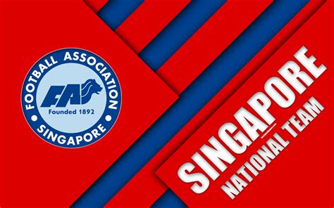 Fédération internationale de football association. Download wallpapers Singapore football national team, 4k ...