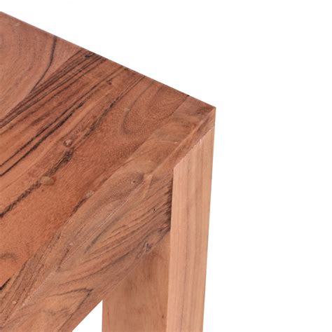 1x eckbank (eichen holz) 3x sessel (eichen holz) 1x esstisch (eichen holz). Chrom Holz Tisch 35X35 - Finebuy Beistelltisch Massiv Holz ...