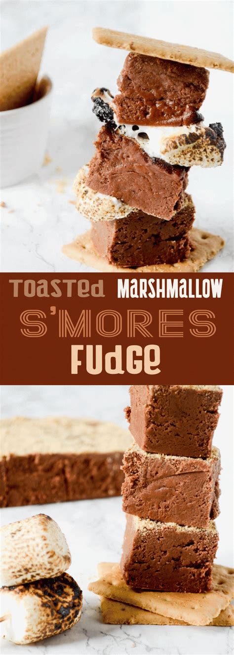 Normalois > flowers, plants, bushes > toasted marshmallow mushroom! Toasted Marshmallow S'mores Fudge - My Modern Cookery