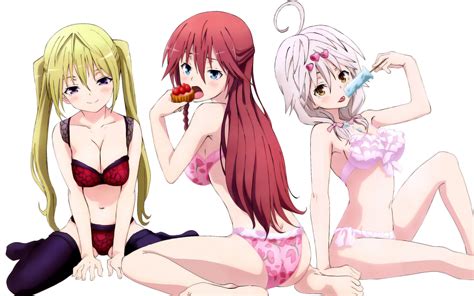 Right click on the image and choose save image as or set as desktop background. Wallpaper : illustration, anime, cartoon, Trinity Seven ...