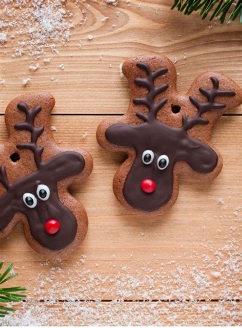 Skip the traditional gingerbread men cookies, and turn them into these adorable reindeer. Upsidedown Gingerbread Man Made Into Reindeers ...