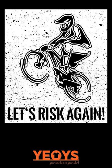 Mit einer strandtapete von bilderwelten wird deine wohnung zum urlaubsparadies. 'Let's Risk Again - Funny Bike Quote Gift' T-Shirt von ...