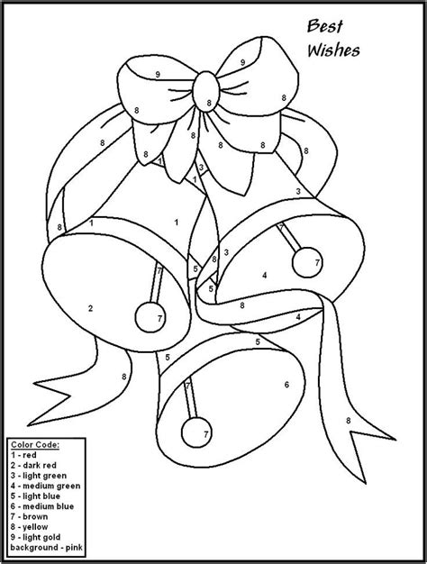 Free esl kidstuff christmas lesson plans : Color By Number Christmas Pages - Coloring Home