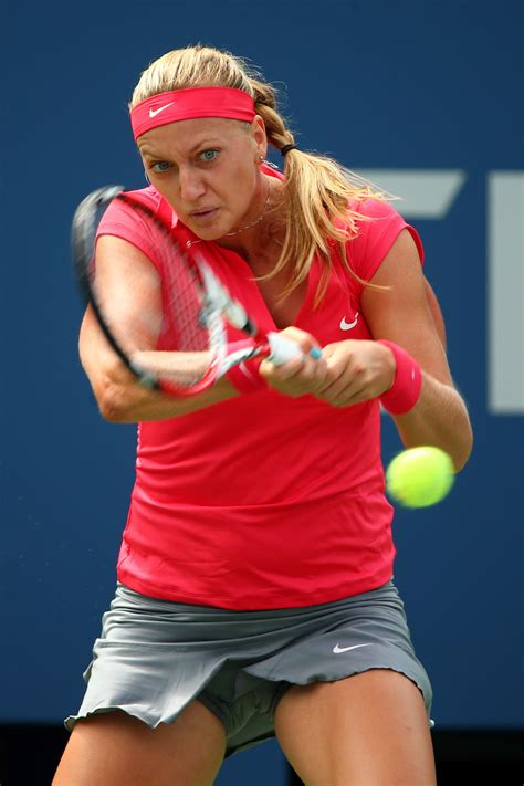 Petra kvitová (pronunciado ˈpɛtra ˈkvɪtovaː; Petra Kvitova during her Match on Day2 of the 2013 US Open ...