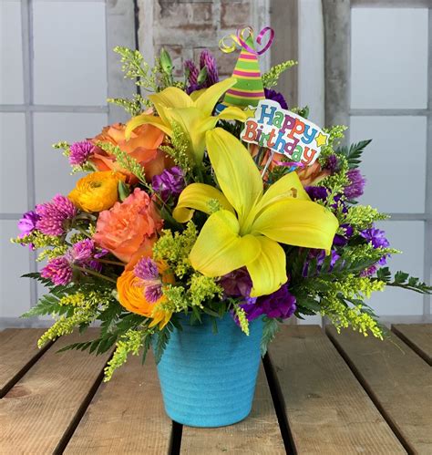 Florists, flower, flowers, wedding flowers, bouquets, kabloom, fruit baskets, funeral flowers, mothers day, valentines, easter, roses, plants, gourmet food baskets, tulips, orchids, daisies and more in odessa, tx. Birthday Blowout in Odessa, TX | Arlene's Flowers and Gifts